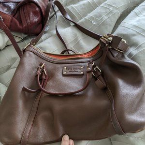 Kate Spade, brown shoulder bag